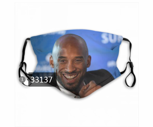 2021 NBA Los Angeles Lakers #24 kobe bryant 33137 Dust mask with filter->nba dust mask->Sports Accessory